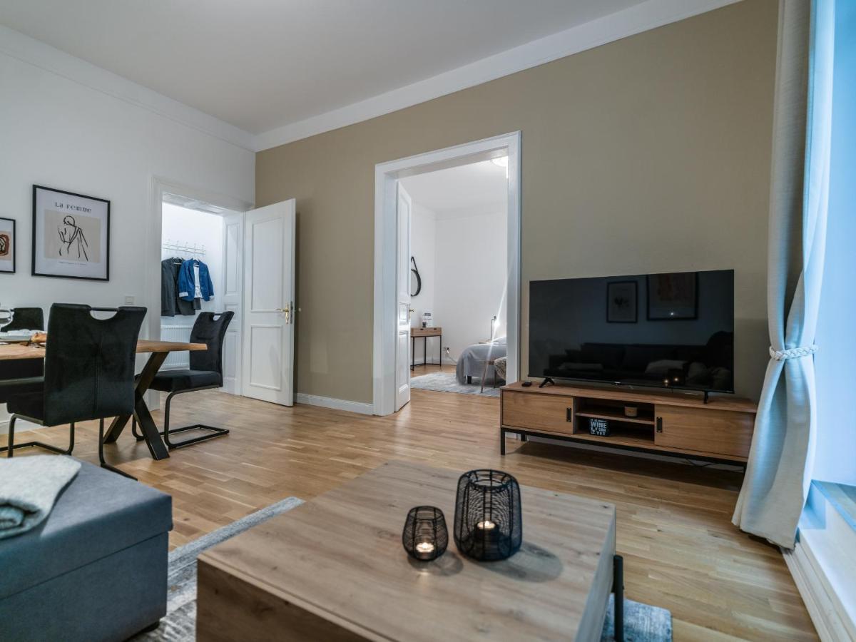 Hochwertige Altbauwohnung Im Modernen Stil In Wiesbaden - Kueche - Terrasse - Wlan - Zentral Exteriör bild